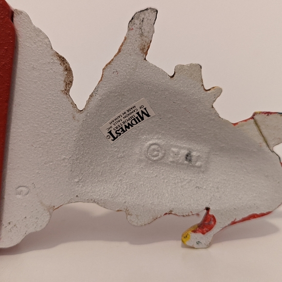 Midwest Santa Claus Riding Reindeer Christmas Stocking Cast Iron - Picture 11 of 12